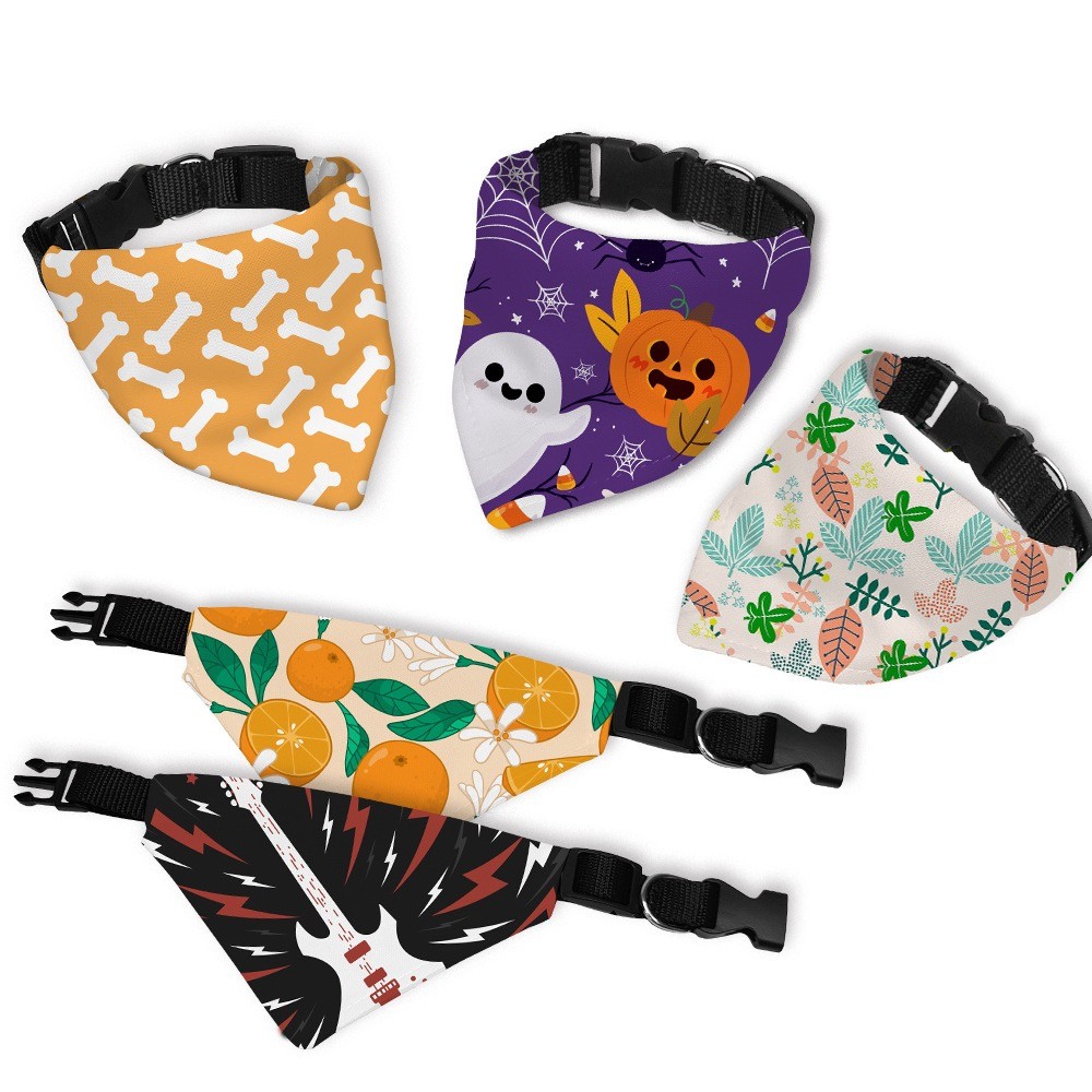 Customizable Sublimation Pet Blanks Sublimation Pet Bandana With Different Sizes