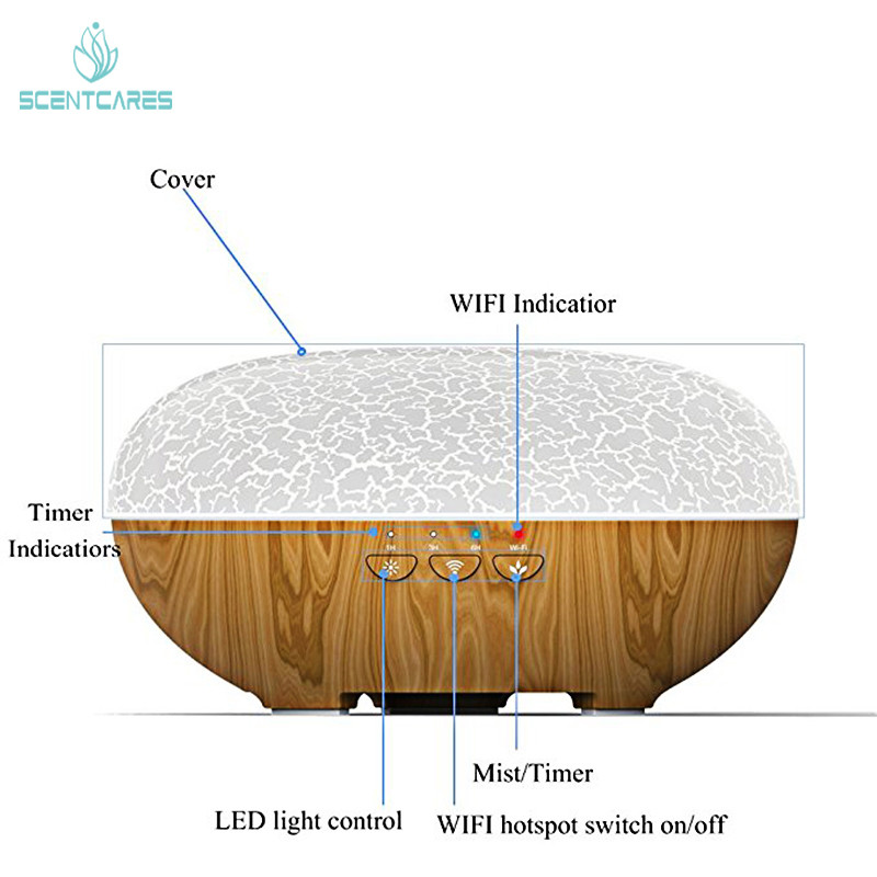 WIFI aroma diffuser Ultrasonic Cool Mist Humidifier