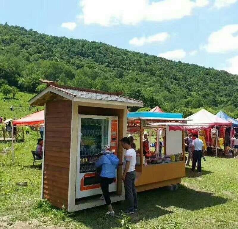 Online Mini Market Vending Machine Combination With 5 Inch Screen ODM