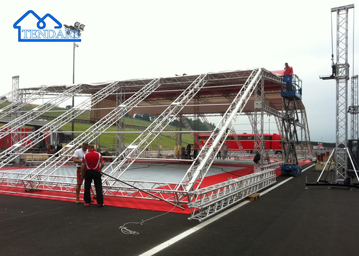 Aluminum Custom Stage Backdrop Roof Truss Frame Concert Event Stage Platform For Event