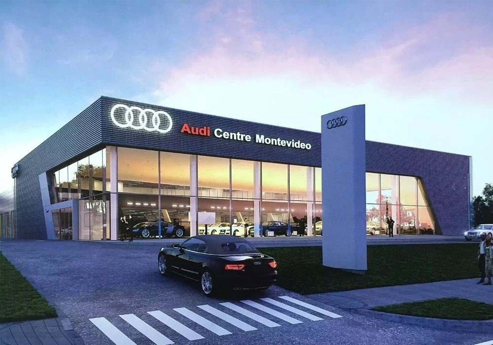 Car Exhibition Hall Prefabricated Commercial Building Without Center Column