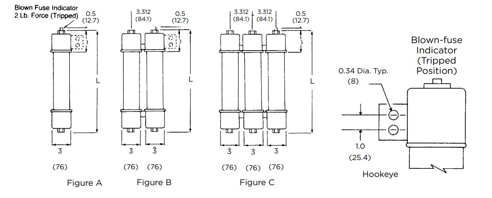 A4809R-1 A480R 4.8KV Amp-Trap FERRULE MOUNTED MEDIUM VOLTAGE FUSES for MOTOR PROTECTION A480r9R-1 A480R9R-1HE