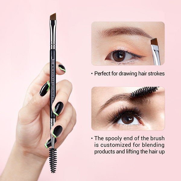 Jessup Dual Head Eyebrow Eyelash Brushes Cosmetics Beauty Tools