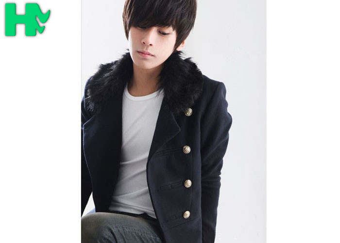 Mens Hair Pieces Toupee Synthetic Hair With High Temperature Fiber