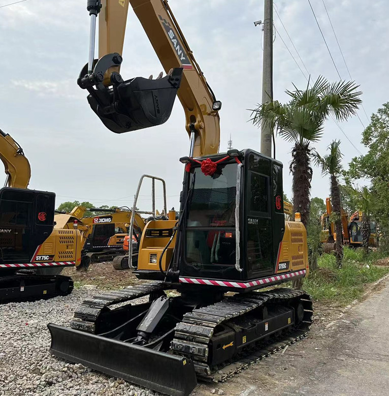 Original Brand Sany 95C Middle Used Excavators 9 Ton Secondhand Digger for Sale