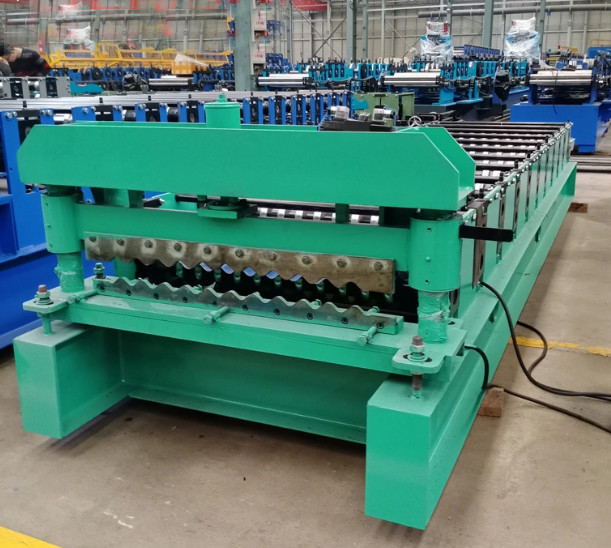 7/8'' Roof Tile Roll Forming Machine Corrugated Sheet Making