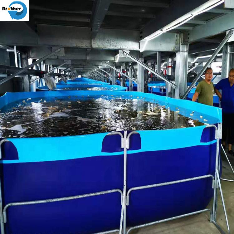 Tarpaulin pond foldable plastic round tank tarpoline fish tank tarpaulin pond fish farming tank