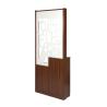Buy cheap Painted Divider Cabinet Living Room Movable Furniture With Open Shelves from wholesalers