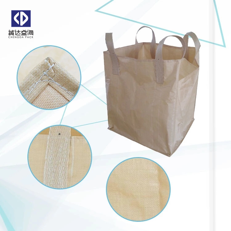 1 Ton 1.5 Ton Jumbo Bulk Bags 1000KG 2000KG Circular Type For Cement Lime Sand