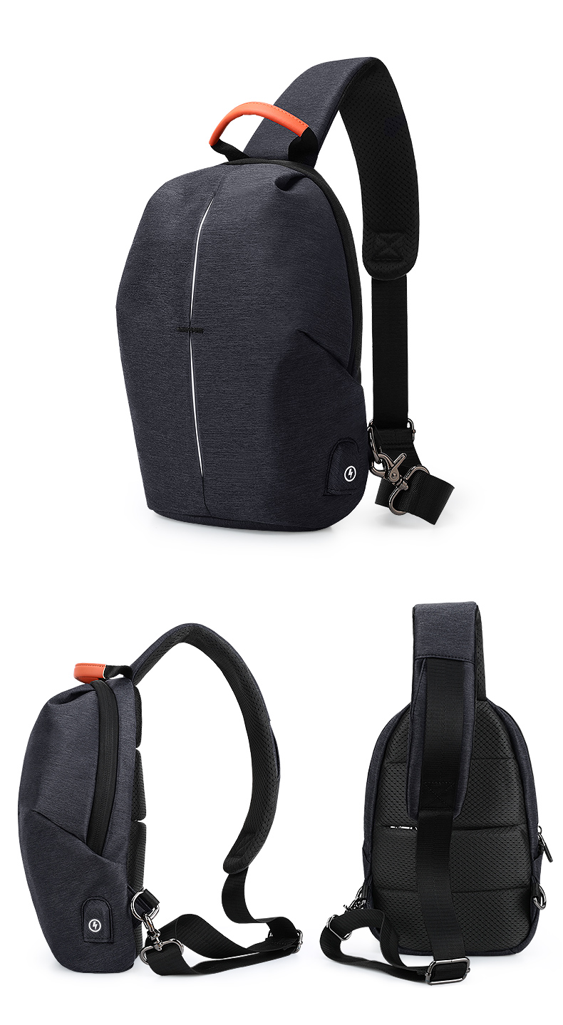 Rainproof Mens Large Sling Bag Cool Sling Bags For Guys Boys OEM / ODM Available