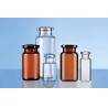 Buy cheap Transparent Amber Tubular Glass Vials 15ml Glass Vials With Rubber Stopper from wholesalers