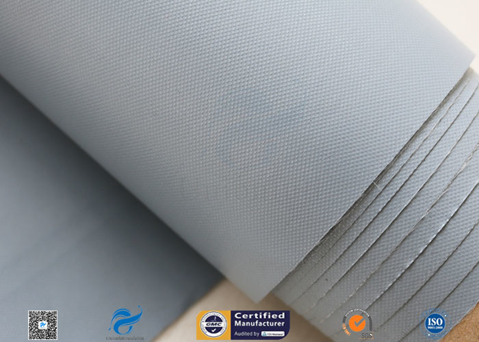 7628 PVC Coated Fiberglasss Fabric 0.25mm 39 Inches Flexible Air Ducting