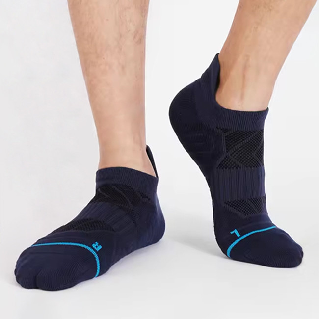 Low Cut Sporty Running Socks Knitted Athletic Ankle Socks Custom Logo