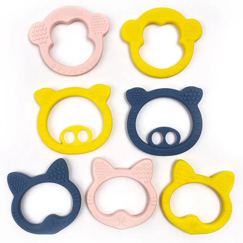 Practical Reusable Silicone Chew Toys Nontoxic Lightweight Waterproof