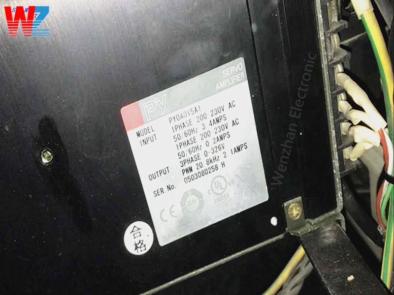SMT Smasung pick and place machine servo drive sanyo denki servo drive PY0A015A1