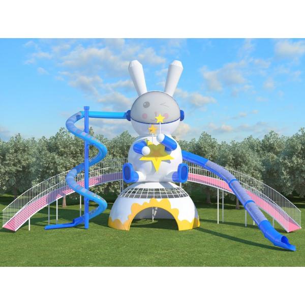 Multi Functional Playground Slide Weather Resistant Large Outdoor Slide