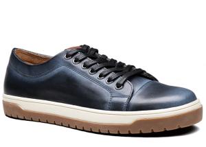 Buy cheap Leather Round Toe Mens Lace Up Sneakers Fashion Mens Skateboard Shoes product