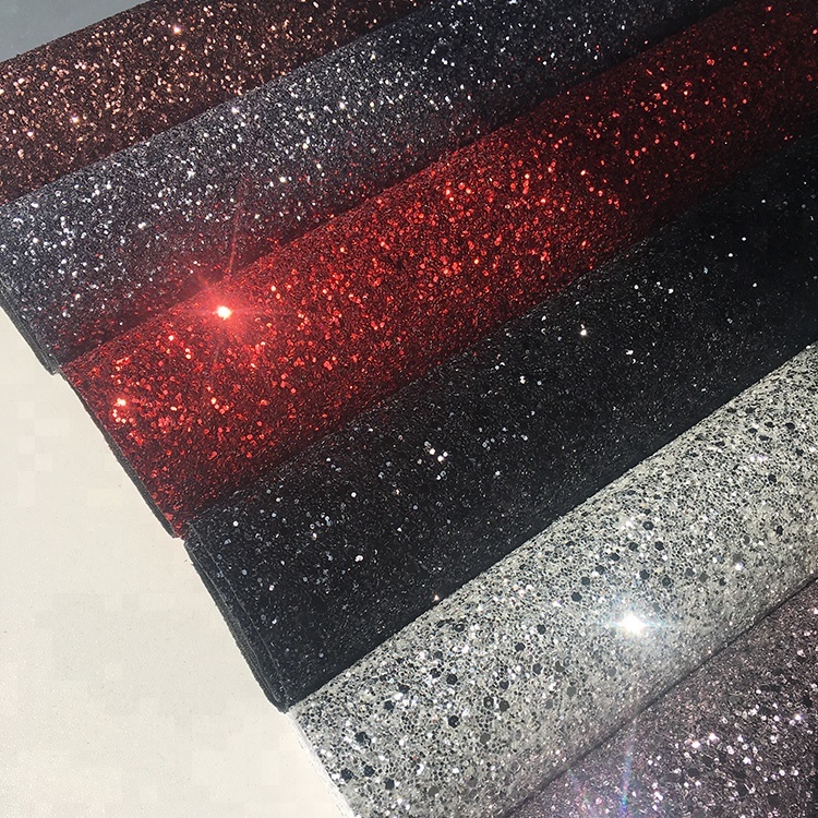 PU Gold Glitter Wallpaper For Walls 0.9±0.15mm Thickness Non Woven Backing