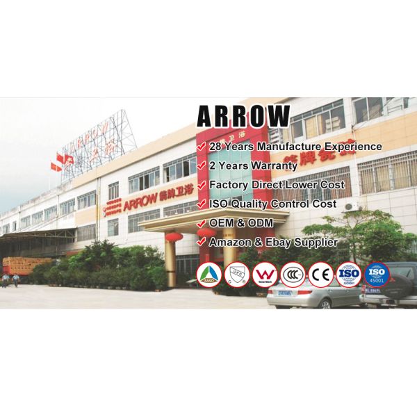 Arrow Brand Modern Smart Toilet with Concealed Tank Automatic Operation and Soft Close Bidet