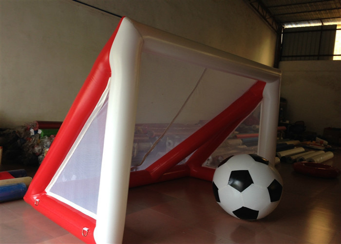 Children Inflatable Football Games Airtight inflatable goal for football games Children football score games