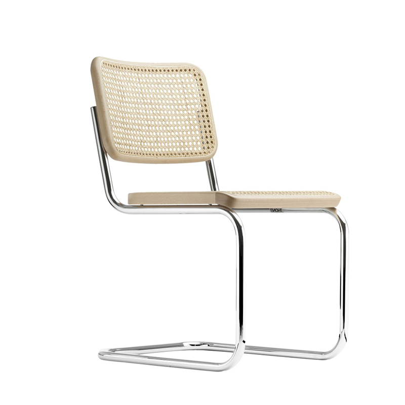 Vintage Comfortable Wood Mid Century Modern Rattan Chair For Restaurant