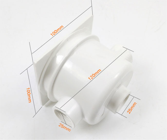 White Color Swimming Pool Light Electrical Box 16mm - 18mm Hole Position
