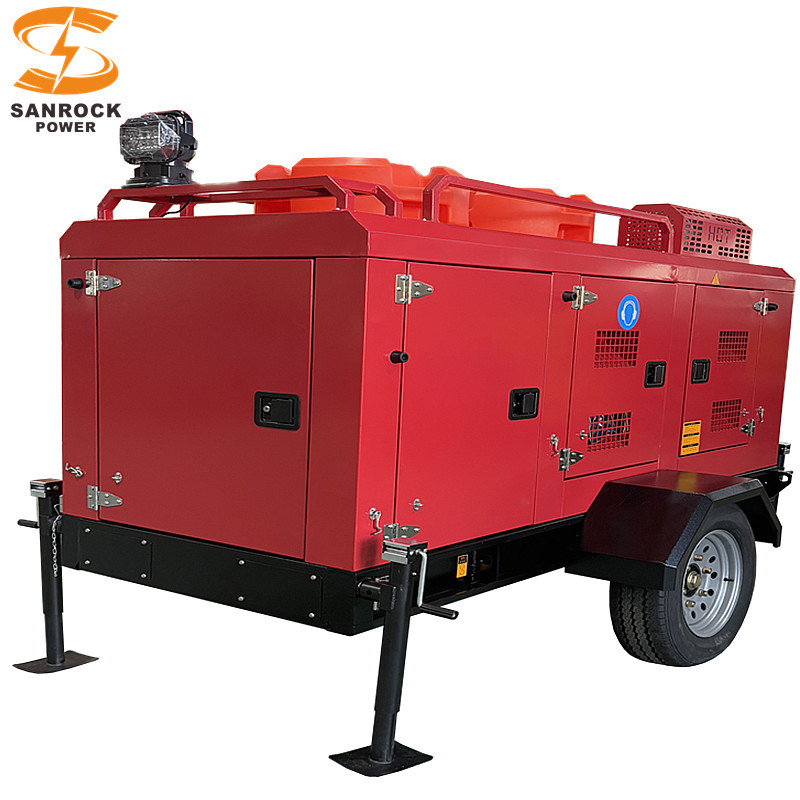 All In One 30kw Diesel Powered Water Pumpdiesel Engine Agriculture Water Pump 500m3/H