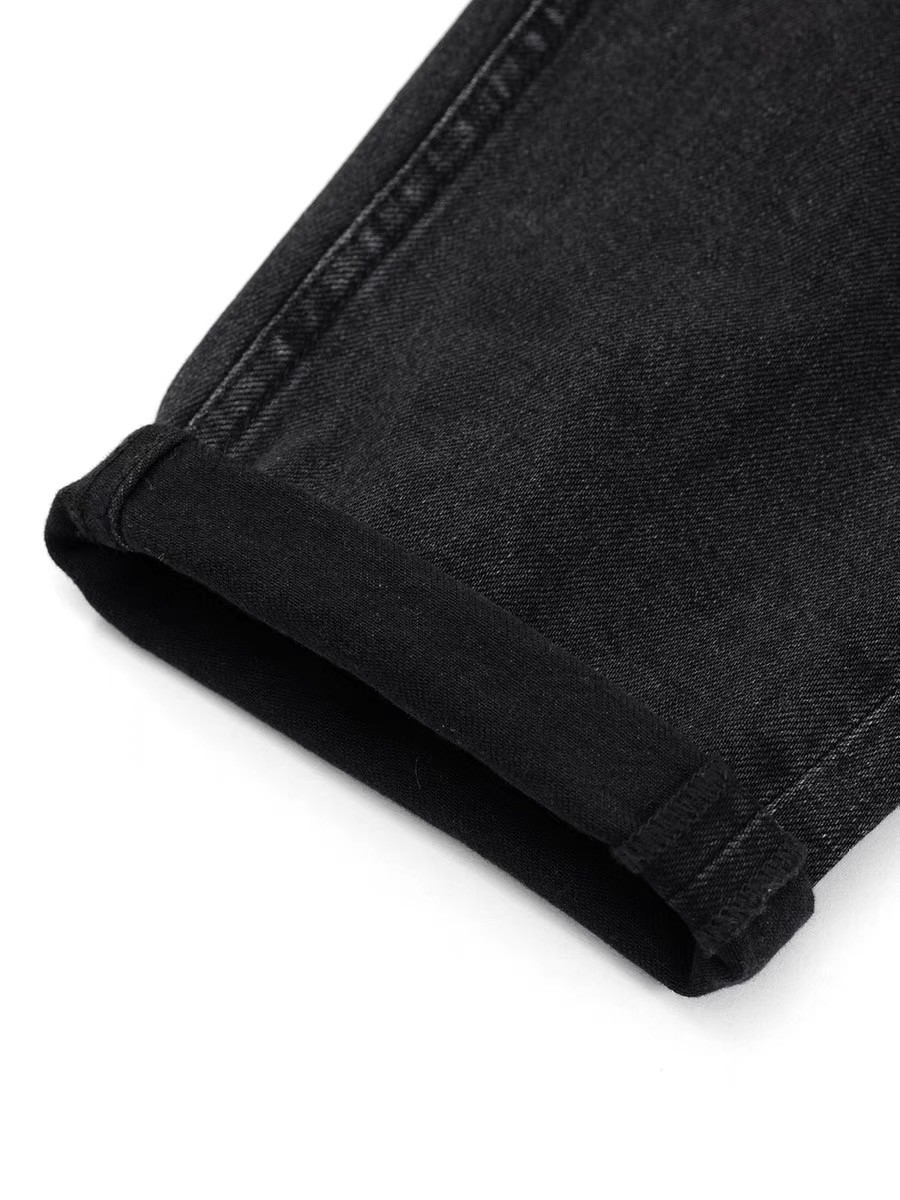 Cotton Polyester Spandex Twill Denim Fabric Light Grey 10.9 oz OEM