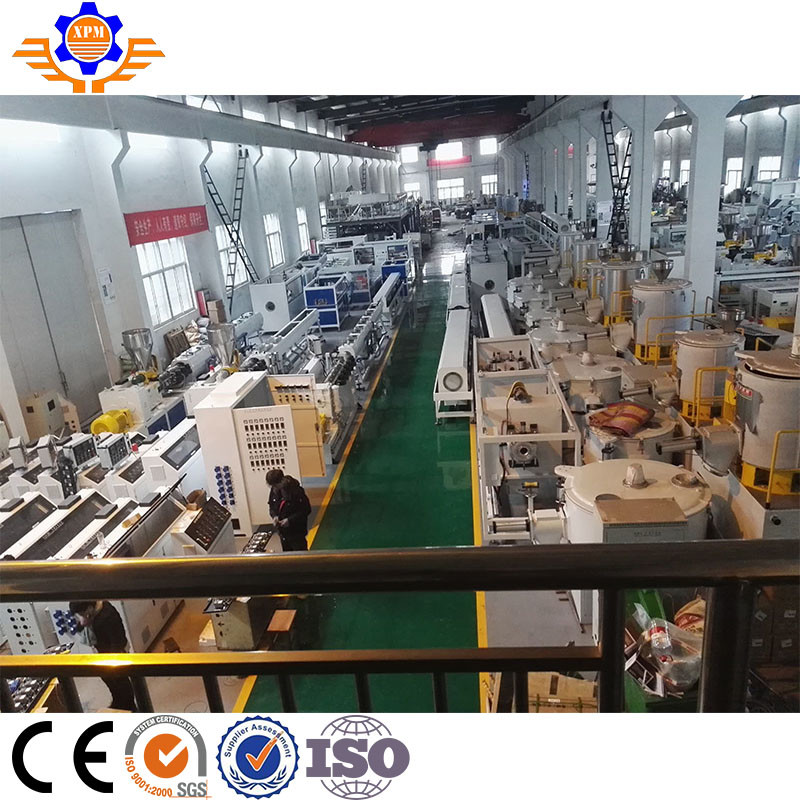 75-160MM Automatic PE Pipe Making Machine Single Screw Plastic Pipe Extrusion Line