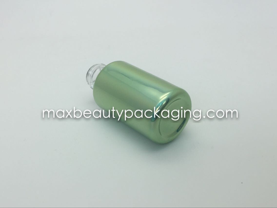 high quality thick and strong powder coating gel bottle uv metallic color finish gel bottle nail polish packaging