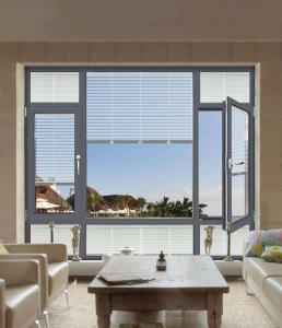 Buy cheap Energy Saving Aluminum Casement Windows Indoor And Outdoor Flush Design product