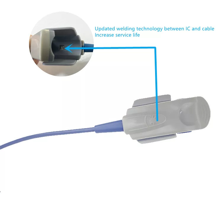Siemens TPU Reusable Spo2 Sensor Round 7p Analog Reusable Repeated Testing