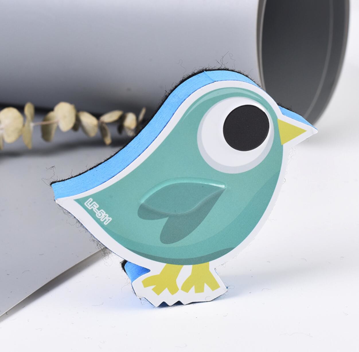 Bird Shape Magnetic Officeworks Whiteboard Eraser For Blackboard