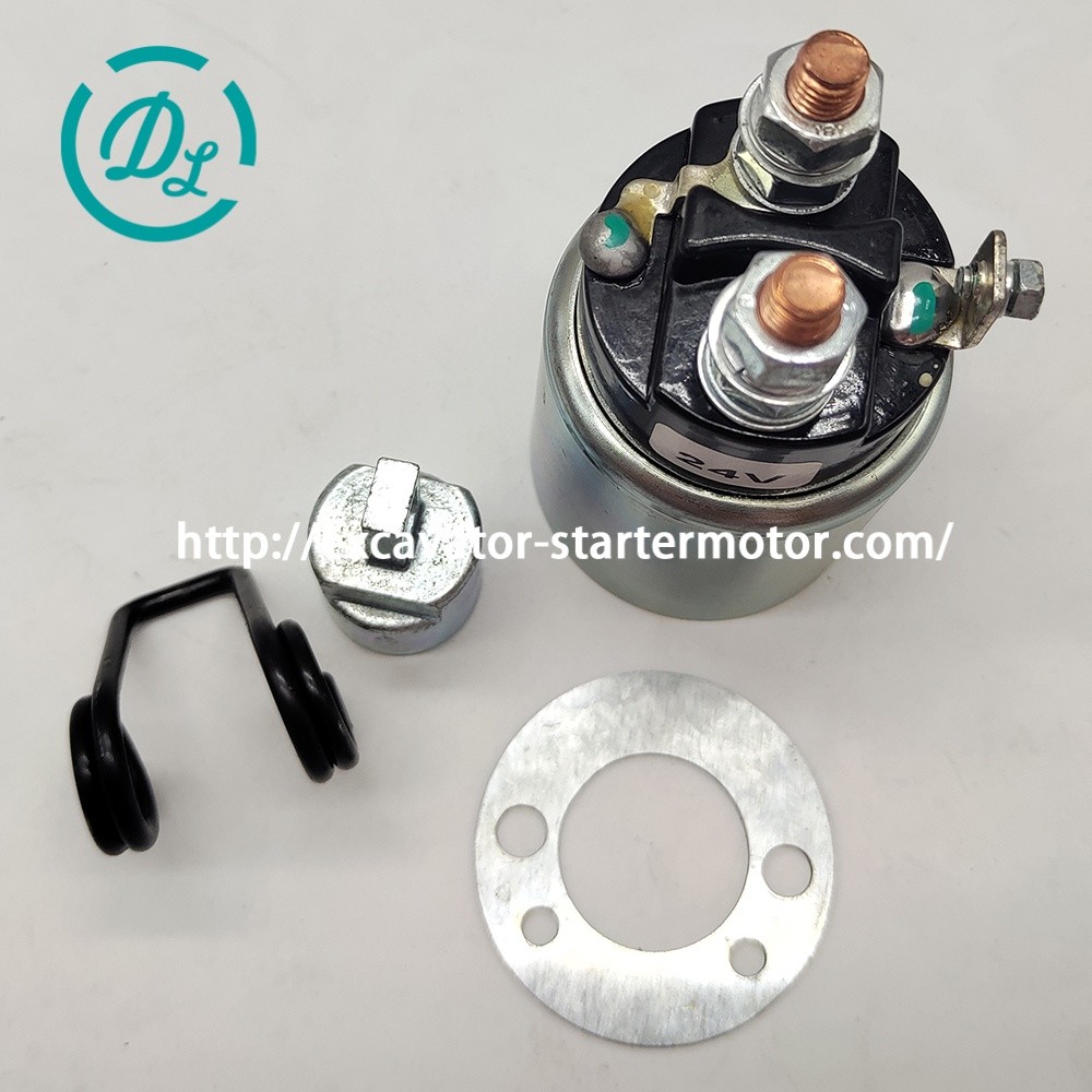 SS-1227 213067005 Starter Solenoid 24V Excavator 4JB1 Engine Spare Parts