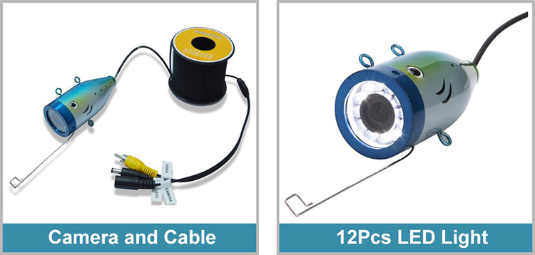 Waterproof Underwater Fishing Camera 7inch 1000TVL HD