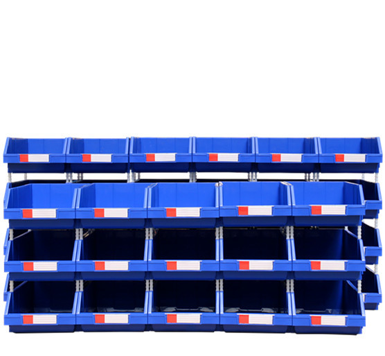 Heavy Duty Industrial Large Warehouse Stackable Plastic Storage Bins For Fastener Bolts Storage