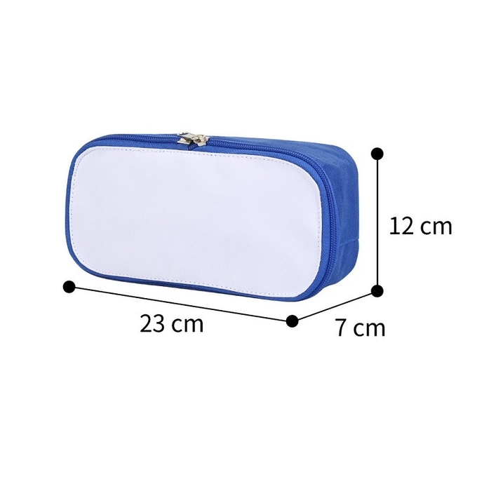 Single Layer Sublimation Pencil Case Stationery Bag Big Capacity Storage Case For Sublimation Photos Printing