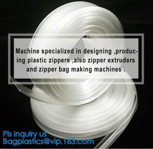 China Garment Bag Zipper, PE Plastik Zipper, press lock zipper, air-proof, water-proof, moisture-proof, dust-proof on sale