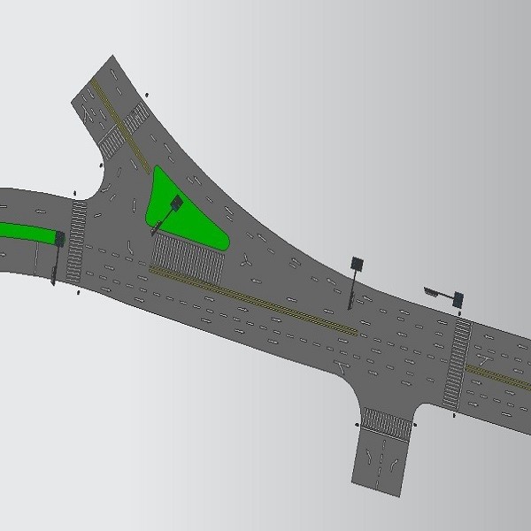 3M 4.5M 5M 6M Traffic Light Pole Durable For Signal Light Board In Road