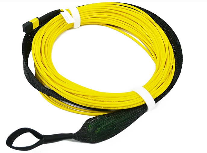 MPO To Sc/APC Fiber Optic Patchcord Cable With Pulling Eye And Socket