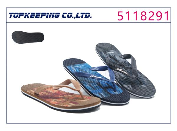 Quality Summer Men Rubber Slipper EVA Flip Flop Beach Slide Slipper for sale
