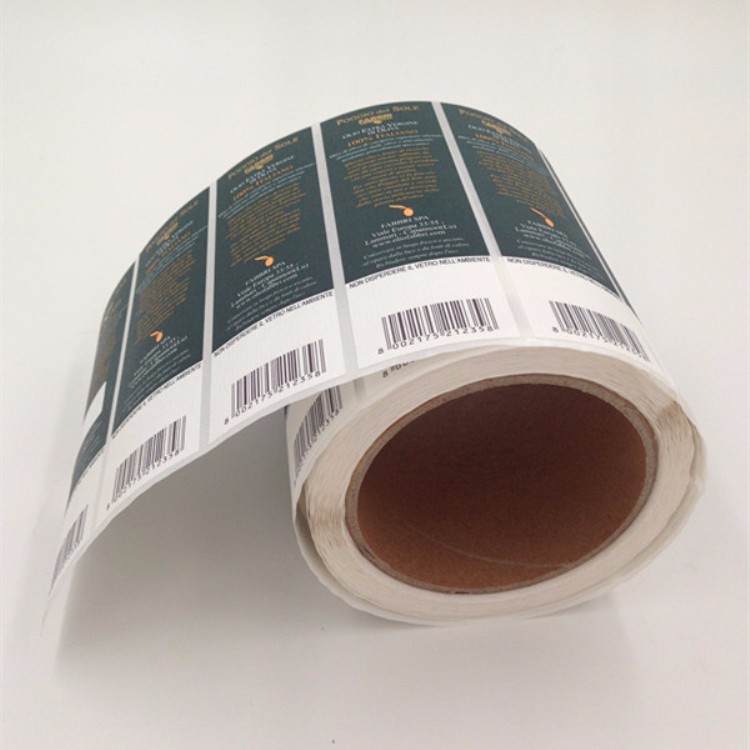 Pantone Color Waterproof Vinyl Sticker Paper For Cosmetic Bottle
