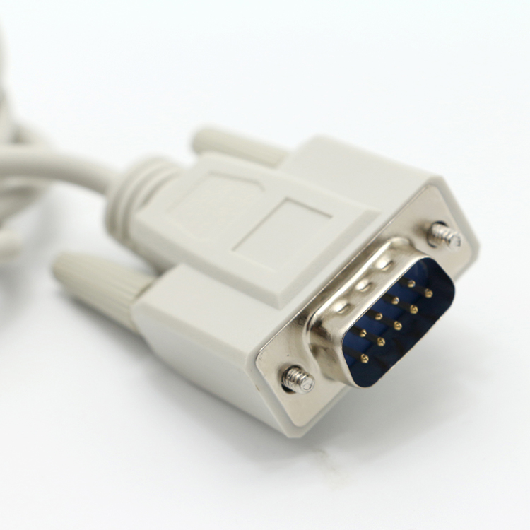 OEM Shield Male to Female DB9 RS232 9 Pin Straight Through Extension Serial Data Cable