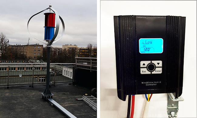 Wind and solar hybrid controller 500W 12V