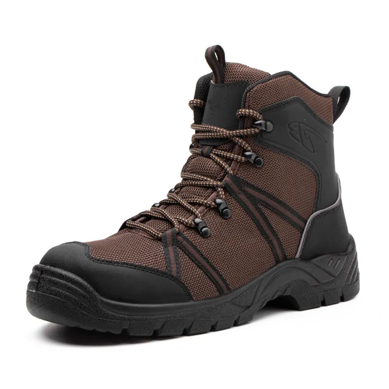Breathable Steel Toe Work Boots Anti Slip / Anti Puncture Impact Resistant Boots