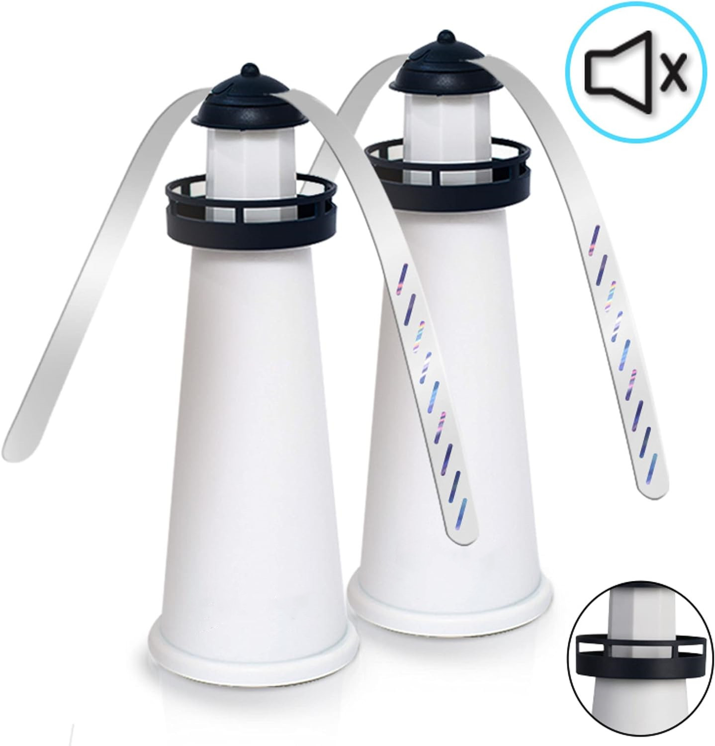 JZ Chemical Free Household Indoor Outdoor UV Electric AA Battery Fly Killer Traps Fly Catcher Fan for Restaurant