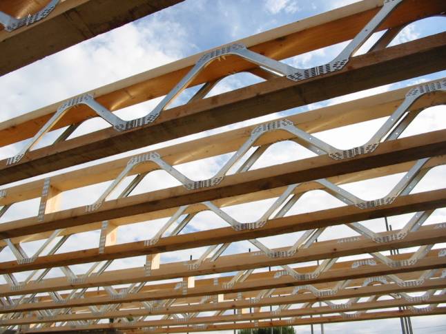 Wood Truss Beam Easi Joist Plate with Zinc Nail Bracket Custom Size Timber Fixings