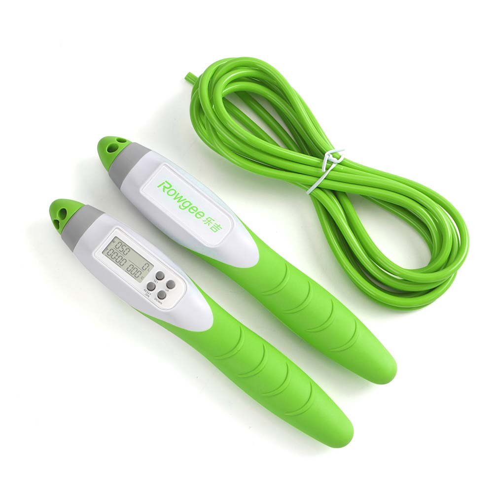 Fitness Jump Rope Body Building ASJC-01 2.8m PVC Speed Fitness Sports Light Green Jump Rope