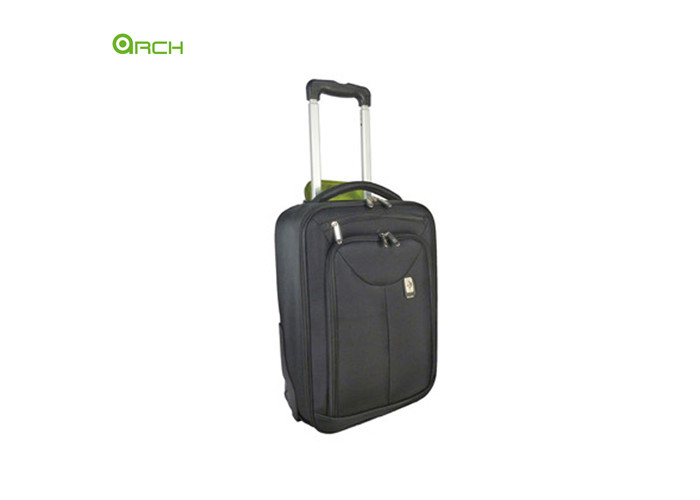 Two Skate Wheels 1680D Imitation Nylon Soft Sided Luggage