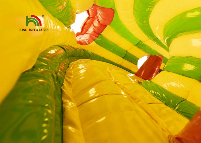 21ft Outdoor PVC Monkey Theme Inflatable Obstacle Course Rental For Events